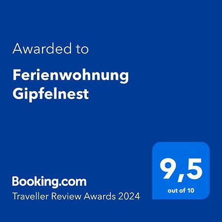 בראונלאגה Ferienwohnung Gipfelnest מראה חיצוני תמונה